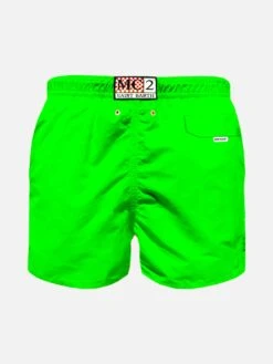 MC2 Saint Barth Boy Fluo Green Swim Shorts | PANTONE™ SPECIAL EDITION -Swimwear Family 01061b b d1fc0e65 62fd 457d bd8a 55902208c776