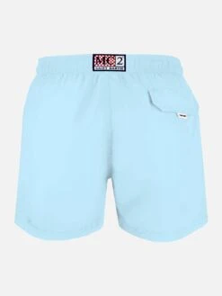 MC2 Saint Barth Man Sky Blue Swim Shorts | PANTONE™ SPECIAL EDITION -Swimwear Family 02020b b