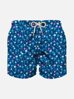 MC2 Saint Barth Boy Swim Shorts With Jellyfish Print