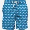 Light Fabric Long Swim Shorts Bull Terrier Print -Swimwear Family BUTD17 b2474611 eed0 458b ab58 45772206465f