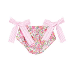 MC2 Saint Barth Baby Girl Swim Briefs With Flower Print