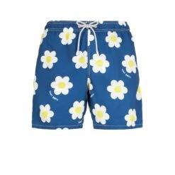 MC2 Saint Barth Man Classic Swim Shorts With Daisy Print -Swimwear Family GUS000101176B 1