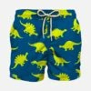 Boy Light Swim Shorts With Micro Dinosaur Print -Swimwear Family JEA0004 DNTO61 F 03937017 87aa 469c a935 f3e05ba4d127