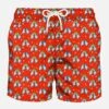 Light Fabric Man Swim Shorts With Gin-gle Drink Print 2 Light Fabric Man Swim Shorts With Gin-gle Drink Print -Swimwear Family LIG0003 GINGLEDRINK41 FRONT