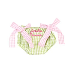 Girl Swim Briefs With Tutta La Mamma Embroidery