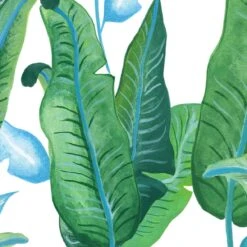 Boy Swim Shorts With Tropical Print -Swimwear Family ariena 1 4