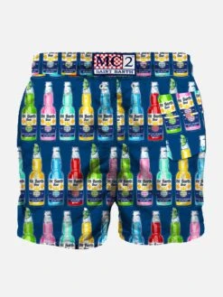 Multicolor Beers All Over Print Swim Shorts 5 Multicolor Beers All Over Print Swim Shorts -Swimwear Family beer swimshorts man