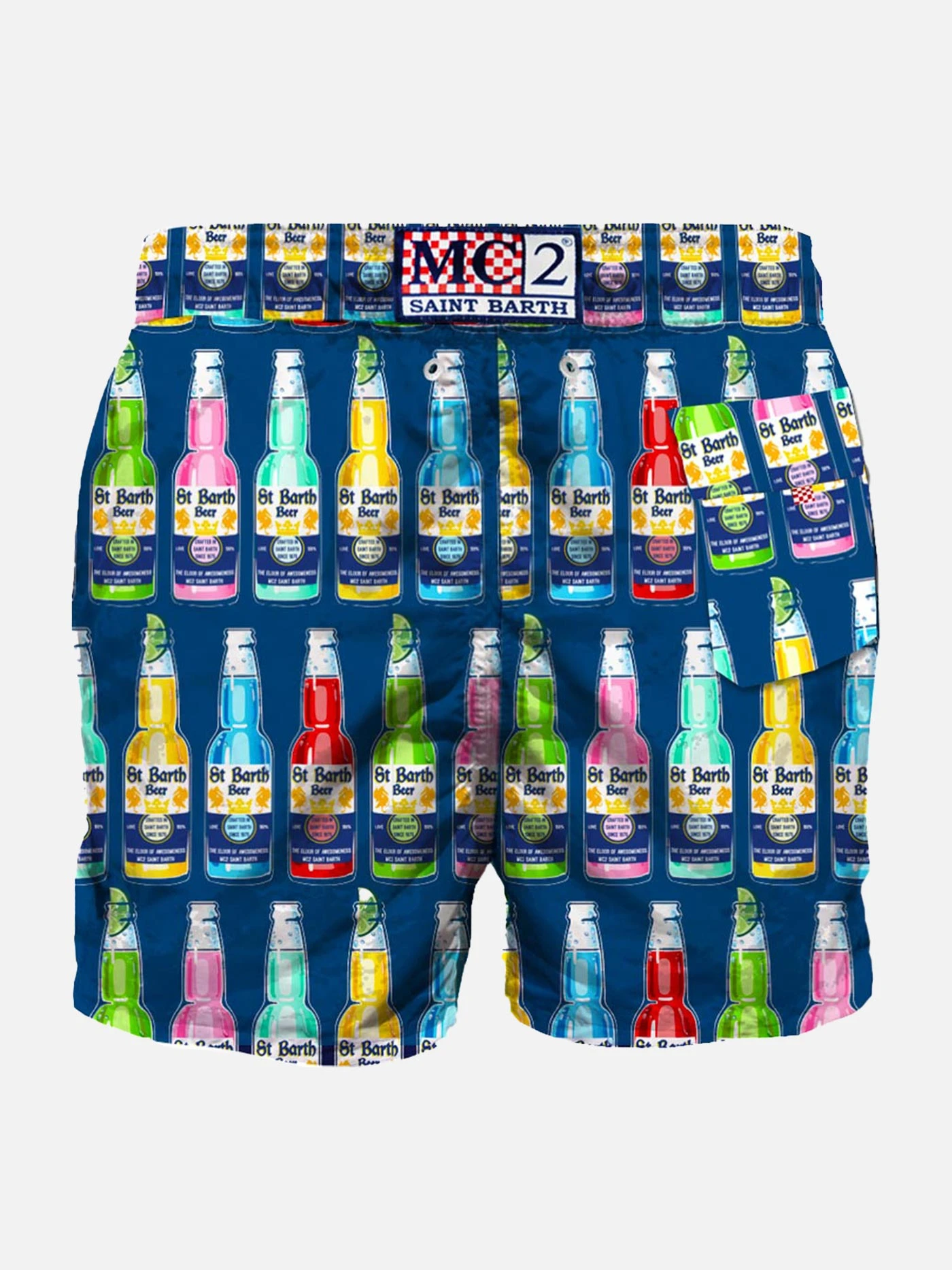 Multicolor Beers All Over Print Swim Shorts 4 Multicolor Beers All Over Print Swim Shorts - Image 2