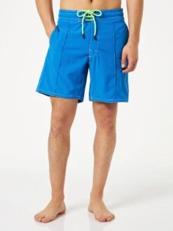 MC2 Saint Barth Man Comfort And Stretch Bluette Surf Swim Shorts -Swimwear Family bluette man swim shorts 1