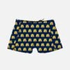 Boys Lycra Swim Shorts With Car Print -Swimwear Family boy swim briefs yellow car 01