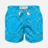 Light Blue Boy Swim Shorts -Swimwear Family boy swimshort bandana blue 01