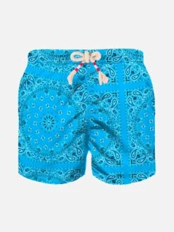 Light Blue Boy Swim Shorts