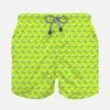 Jelly Fish Print Boy Light Fabric Swim Shorts -Swimwear Family boy swimshort jelly fish 01
