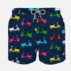 MC2 Saint Barth Boy Swim Shorts With Scooter Print -Swimwear Family boy swimshort motors 02