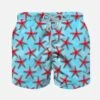 Red Seastars Boy's Swim Shorts 2 Red Seastars Boy's Swim Shorts -Swimwear Family boy swimshort seastar 01