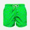 MC2 Saint Barth Boy Swim Shorts With Starfish -Swimwear Family boy swimshort starfish fluo green 01