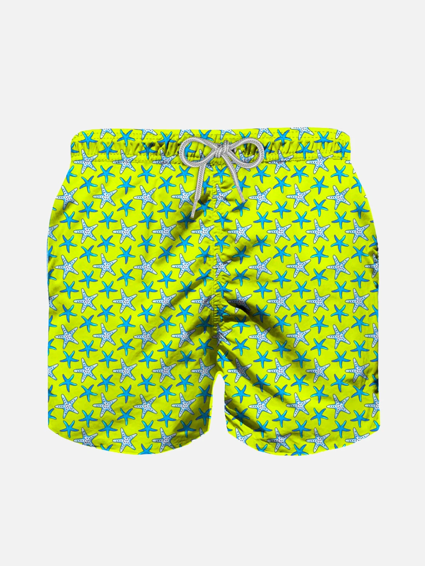 Boy Light Fabric Swim Shorts With Starfish Print 3 Boy Light Fabric Swim Shorts With Starfish Print