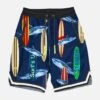 Surfboard Print Boy Swim Shorts -Swimwear Family boy swimshort surfboard 01