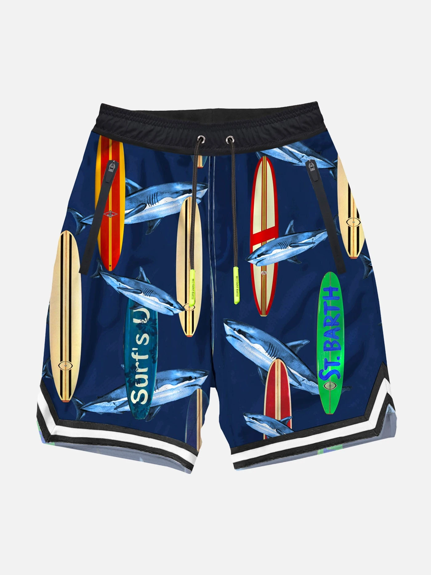 Surfboard Print Boy Swim Shorts 3 Surfboard Print Boy Swim Shorts