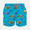 Boy Classic Swim Shorts With Diver Mask Print -Swimwear Family boy swimshort underwater 01
