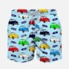 Boy Swim Shorts With Car Print |FIAT© 500