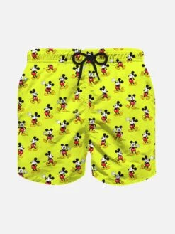 MC2 Saint Barth Boy Swim Shorts With Mickey Mouse Print | Disney© Special Edition
