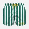 MC2 Saint Barth Boy Swim Shorts With White And Green Stripes 2 MC2 Saint Barth Boy Swim Shorts With White And Green Stripes -Swimwear Family boy white green 1