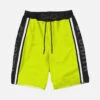 MC2 Saint Barth Boy Yellow Long Swim Shorts With Black Side Bands -Swimwear Family boy yellow fluo malibu swimshorts