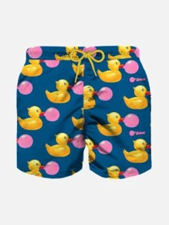 MC2 Saint Barth Boy Swim Shorts With Ducky Print |BIG BABOL® SPECIAL EDITION