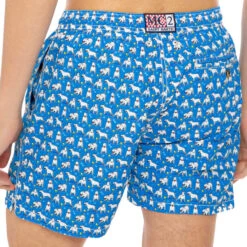 Light Fabric Man Swim Shorts Bull Terrier Print -Swimwear Family bull terrier costume azzurro uomo 61fa29ce ba15 4dc8 a0ed 347a2bec3ad9