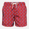 Light Fabric Man Swim Shorts French Bulldog 2 Light Fabric Man Swim Shorts French Bulldog -Swimwear Family bulldog francese cane costume rosso uomo