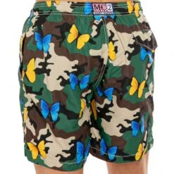 Light Fabric Man Swim Shorts Butterfly And Camouflage Print 11 Light Fabric Man Swim Shorts Butterfly And Camouflage Print -Swimwear Family butterfly camouflage