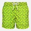 Light Fabric Man Swim Shorts Cactus Print 1 Light Fabric Man Swim Shorts Cactus Print -Swimwear Family cactus swimshort yellow fluo1
