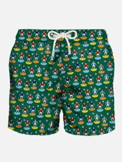 Man Swim Shorts With Soccer Print