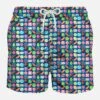 Light Fabric Man Swim Shorts Candy Print -Swimwear Family candies sweet swimshorts men