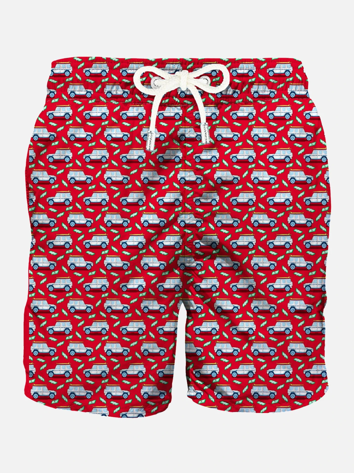 Man Light Fabric Long Swim Shorts With Off-road Print 3 Man Light Fabric Long Swim Shorts With Off-road Print