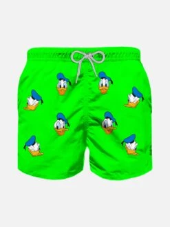 Boy Swim Shorts With Donald Duck Embroidery | ©DISNEY SPECIAL EDITION