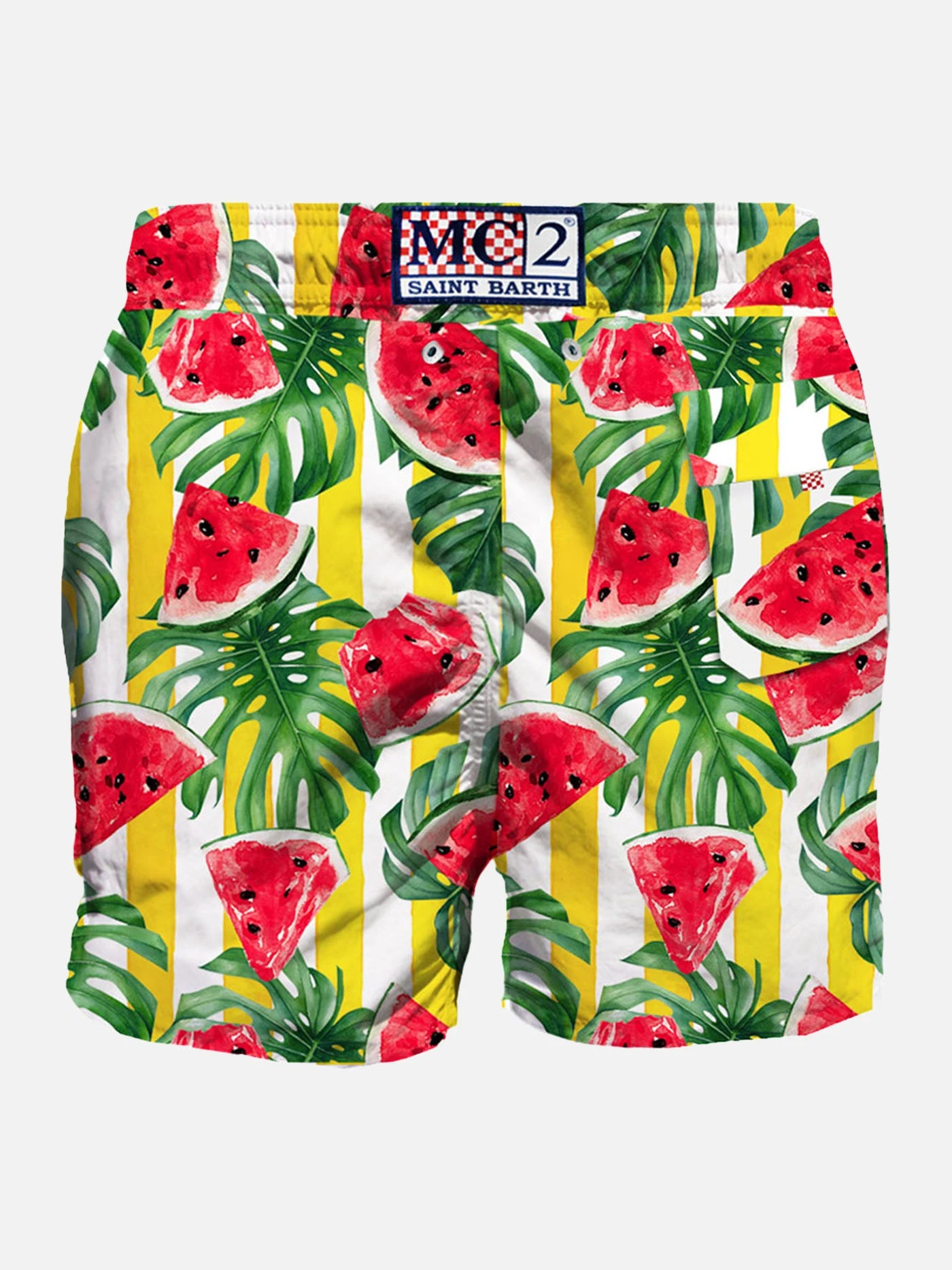 Mid-length Swim Shorts With Watermelon Print 4 Mid-length Swim Shorts With Watermelon Print - Image 2