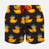 Bikers Duckyboy's Light Fabric Swim Shorts -Swimwear Family costume nero paperelle casco mc2 bambino d2c10cdb 8466 4b52 a8e5 a3d564b5c3b1