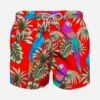 Boy Light Fabric Swim Shorts With Parrots Print 2 Boy Light Fabric Swim Shorts With Parrots Print -Swimwear Family costume rosso pappagalli tropicale bambino mc2 8d17ca57 1de6 4cf3 a1cf 7b259f00d2ab