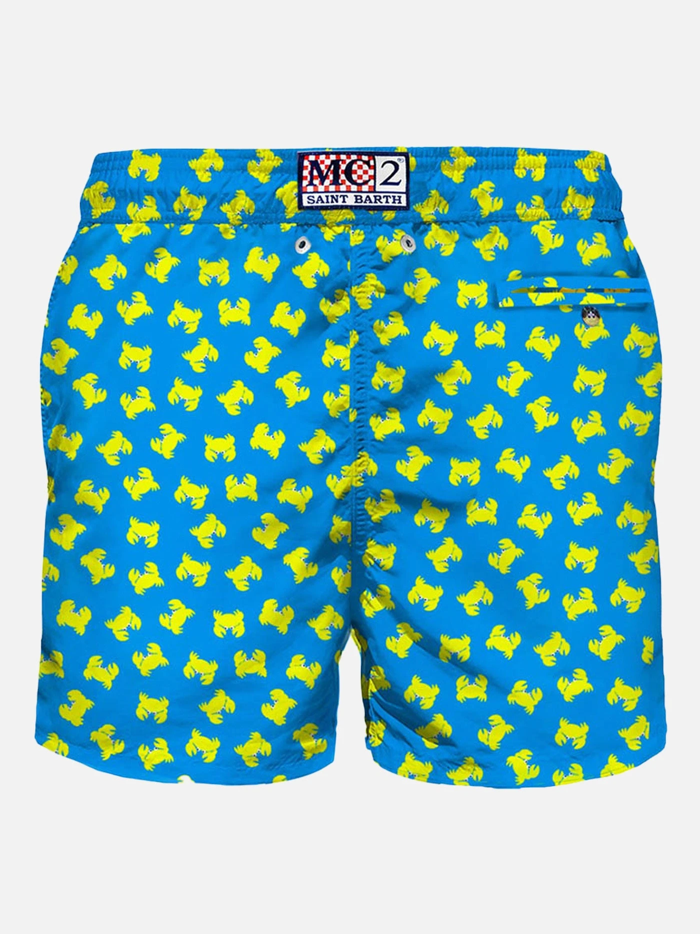 Light Fabric Man Swim Shorts Crabs Print 4 Light Fabric Man Swim Shorts Crabs Print - Image 2