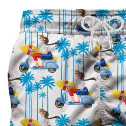 Oh Vespa®! Mid-length Swim Shorts - Vespa® Special Edition -Swimwear Family detail vespa costume