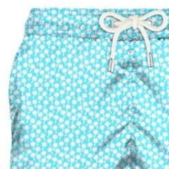 Light Fabric Man Swim Shorts Palms Print 7 Light Fabric Man Swim Shorts Palms Print -Swimwear Family detail 3