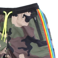 Light Fabric Man Swim Shorts With Zipped Pockets -Swimwear Family dettaglio arcobaleno costume militare 1 2c645530 8451 4ea7 a5fd 8feb802ec77e