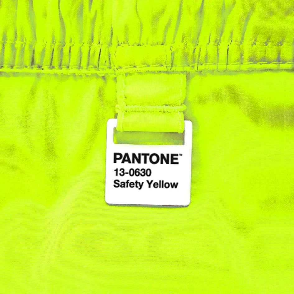 Man Fluo Yellow Swim Shorts | PANTONE™ SPECIAL EDITION 5 Man Fluo Yellow Swim Shorts | PANTONE™ SPECIAL EDITION - Image 3
