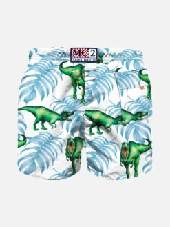 Boy Swim Shorts With T-rex Print -Swimwear Family dinosaur swimshort c677b264 1856 4e5c afcc c24eaf9a89cc