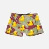 Boy Lycra Swim Shorts With Ducky Print