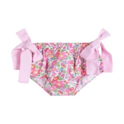 MC2 Saint Barth Baby Girl Swim Briefs With Embroidery