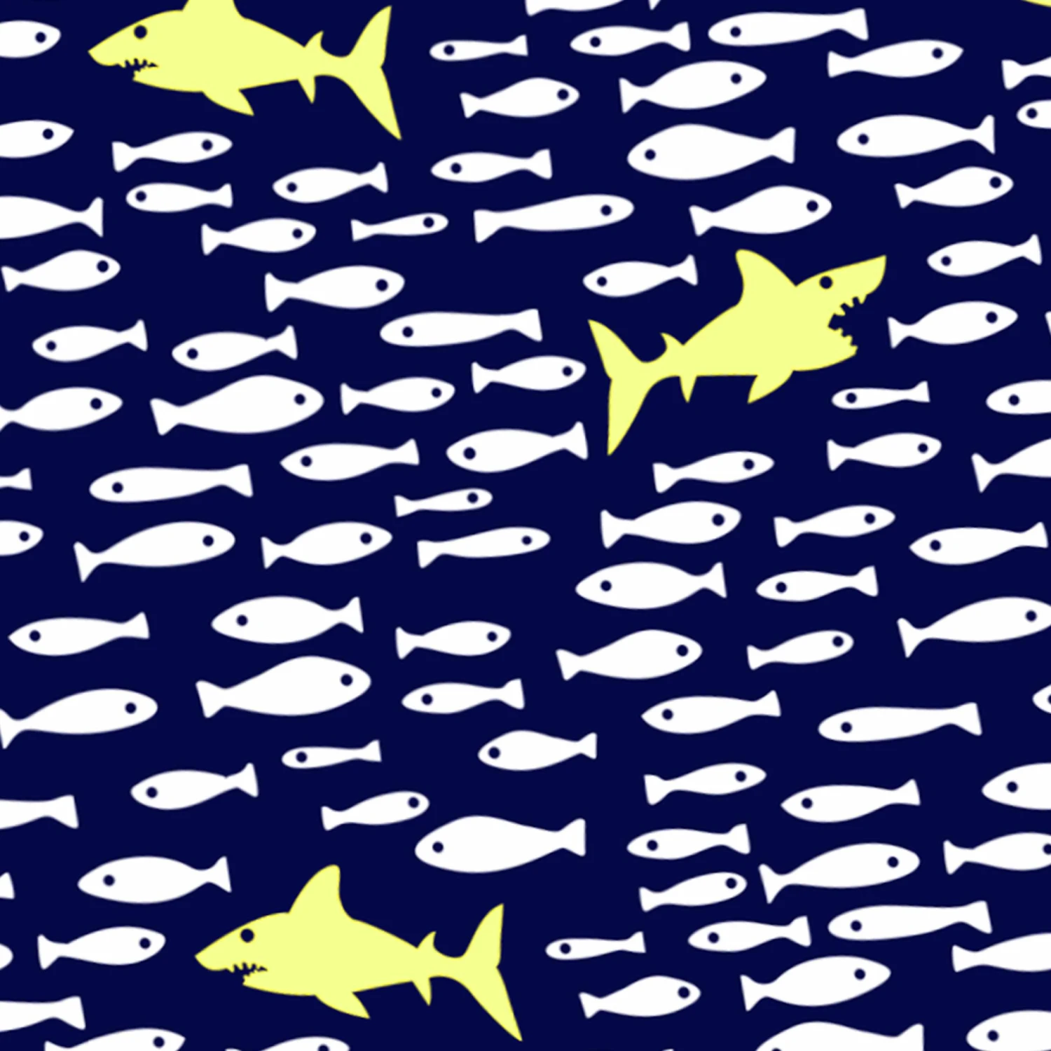 Boy Swim Shorts With Sharks And Fishes Print 5 Boy Swim Shorts With Sharks And Fishes Print - Image 3
