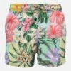 Patchflower Mid-length Swim Shorts -Swimwear Family flower 0001 costume patch flowers color uomo mc2